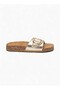 Slip-On Sandals with Buckle Detail