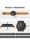 Chronograph Analog Quartz Movement Stylish Sports Designer Wrist Watch 30M Waterproof Elegant Gift for Men - 6