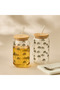 Palm Tree Print Glass Sipper - Set of 2 - 5