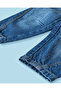 Infant Boys Blue Wash Cut And Sew Wide Leg Jeans - 3