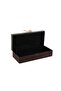 Acı Kahve Gold Leather Box with Butterfly Figure 30X15X10Cm - 2