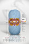 Crystal • Baby Blue (98231) - 5-Pack X 100Gr/475M - Fine Yarn Hand Knitting Yarn - Shawl Blouse Yarn - 2
