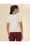 Women Ivory Ringer Graphic T Shirt - 3