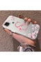 Poco C31 Compatible Silicone Edge Hard Back Case Couple Phone Case with Letter S Pattern - 2