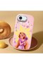 Pink Silicone Case with Shock-Absorbing Camera Protections Compatible with iPhone 16E - 2