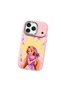 Pink Silicone Case with Shock-Absorbing Camera Protections Compatible with iPhone 17 Pro - 3