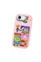 Pink Silicone Case with Shock-Absorbing Camera Protections Compatible with iPhone 16E - 3
