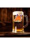 Funny? Orange Cat Design Beer Glass - Fun Spirited Glass Beer Mug - 2