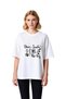 Dear Santa I Was a Dog Printed Women's Oversize T-Shirt