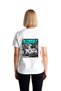 Women's Retro Automotive Magazine Style Printed Relaxed Fit Short Sleeve Cotton T-Shirt Casual Modern Stylish
