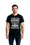 Men's Motorcycle Printed T-Shirt Round Neck Short Sleeve Fatherhood Themed Casual Relaxed Fit Modern
