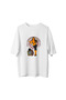 Leopard Patterned Retro Women's Printed Oversized T-Shirt - 2