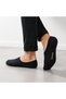 Men's Cotton Ankle Socks - 6 Pairs of Black Casual Shoe Socks with Silicone Band (Size 40-45). - 5