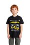 Children's Graphic Printed T-Shirt Banana Racing Adventure Theme Short Sleeve Relaxed Fit Casual Modern Stylish