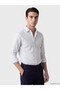 Lcw Business Navy Blue Slim Fit Striped Men's Shirt