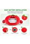 Interactive Musical Plush Toy - Soft Sensory Fruit Doll with Sound Effects (Strawberry & Carrot Styles), Press to Play Music, Early Learning Sensory Toy for Babies & Toddlers, Parent-Child Int - 7