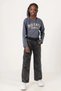 Girl's City Style Jeans with Elastic Waist 2229