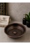 Antique Embossed Patterned Ottoman Bath Bowl 20 cm Kurna Bowl Decorative Bathroom Accessory