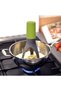Electric cooker mixer, automatically stirs sauces, soups, and stews; green and gray color. - 5