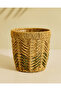 Beige Paper Rope Woven Planter With Plastic Liner Large - 2