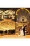 100m 1000LED outdoor string lights warm white. - 5