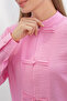 Women's Design Lace-Up Shirt 20405 - Pink - 5