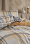 Linevra Cotton Single Fitted Sheet Duvet Cover Set |   Premium Series |   Elastic Fitted Sheet - 4