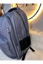 Multi-Compartment Backpack Daily School Laptop Bag Unisex with Ergonomic Shoulder Strap - 4
