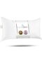 وسادة زخرفية محشوة بالريش والزغب، غطاء قطني 100%، عدد الخيوط 233 - 7