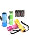 4-Pack Glow-in-Dark Mini LED Flashlight Portable Compact Gifts | Self-glow Function, Compa