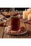 DubaiCrystal 18 pieces Turkish Tea Glasses and Saucers with spoons, Tea Cup & Saucer Set of Turkish Tea Cup Set, 6 Cups,6 Plates & 6 spoons Perfect for Tea Party, Gifts, Weddings, Aniversary (Royalti - 6