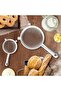 Plastic Mesh Strainers,4 Pcs Nylon Fine Mesh for Kitchen with Handle Double Ear Nylon Mesh Colander - 4