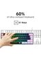 60% Mini Wired Gaming Keyboard Rgb Backlit Ultra-Compact Waterproof Membrane Keyboard for Pc Computer - 2