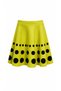 Yellow Polka Dot Mini Skirt