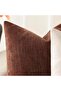 Pack of 2 Soft Textured Throw Decorative Pillow Covers Square Accent Solid Cushion Cover - 2
