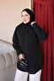Black Collared Tencel Shirt - 3