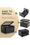 Combination Lockable Storage Box, Black Item Lockbox for Medicine Security, Large Security - 4