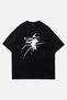 Black Unisex Blah Blah Spider T-Shirt- Mingalondon - 2