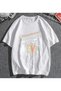Mi̇ngalondon Cinnamoroll & Watermelon White Unisex Oversize T-Shirt - 2