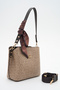 Benetton Women's Shoulder Bag Mink-Brown Bnt1888 - 4