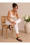 Women's Gold Ring Detailed Daily Sandals - 5