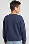 Boy's Teddy Bear Printed Crew Neck Sweatshirt - 3