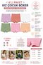 Girls' Boxer 6-Piece Pack Ribbed Modal 48% Cotton 47% Modal Flexible Soft Children's Underwear 3-12 Years - 7