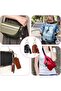 2 Pcs Hand Sanitizer Keychain 30ml Portable Leather Hand Sanitizer Holder Leakproof Empty Bot - 5