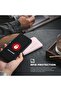 حافظة بطاقات نحيفة بتصميم بسيط مع خاصية حجب RFID، محفظة جلدية للجيب الأمامي - 5