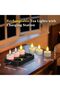Rechargeable Tea Lights Candles with Remote Timer & Charging Base - 2