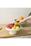 10.2 Inch Plastic Fruit Holder for Kitchen Countertop, Modern Fruit Basket Decor. Stylish - 5