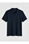 Southblue navy blue polo collar men's t-shirt - 4