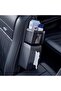 Car Tissue Holder, Black PU Leather Car Tissue Box with Storage Compartment, Universal Car Na - 7