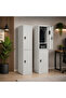 Security cabinet 2 doors gray
